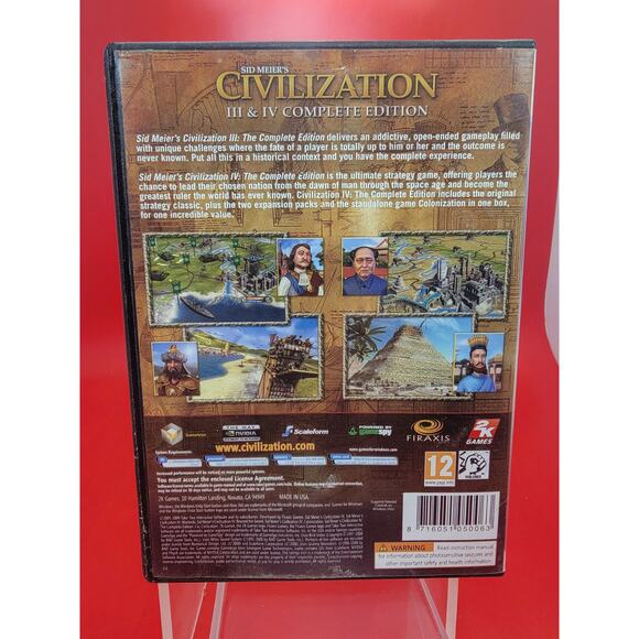 Sid Meier’s Civilization III & IV Complete Edition (PC DVD, 2009) - Picture 2 of 7